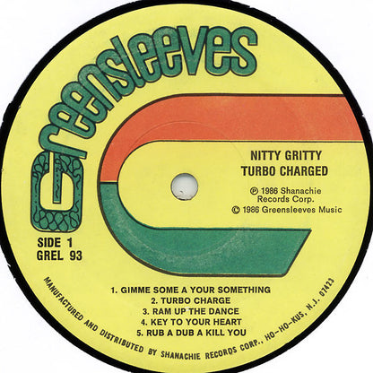 Nitty Gritty : Turbo Charged (LP, Album)