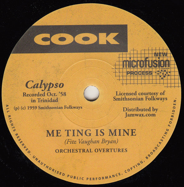 Orchestral Overtures : Me Ting Is Mine (7", Ltd, RE)