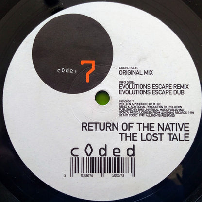 Return Of The Native : The Lost Tale (12")