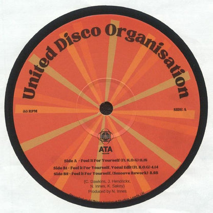 United Disco Organisation - Feel It For Yourself (12")