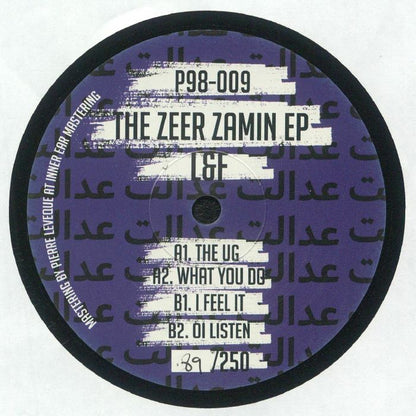 L&F - The Zeer Zamin EP (12") (180g)