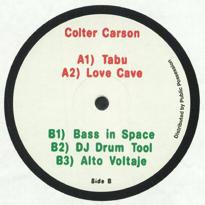 Colter Carson - Big Beat Manifesto Catalogue Nr. 1 (12")