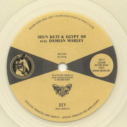 Seun Kuti & Egypt 80 feat.  Damian Marley - Dey (7") (Clear)