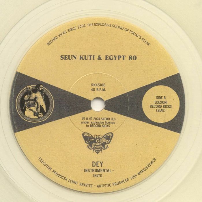 Seun Kuti & Egypt 80 feat.  Damian Marley - Dey (7") (Clear)