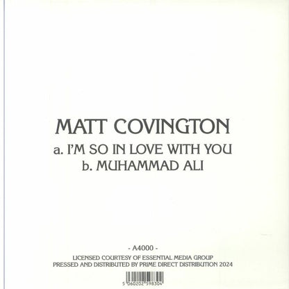 Matt Covington - I'm So In Love With You (7")