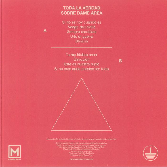 Dame Area - Toda La Verdad Sobre Dame Area (LP)