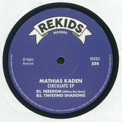 Mathias Kaden - Circulate EP (12")