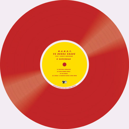 M.A.N.D.Y. Vs Booka Shade Feat. Laurie Anderson - O Superman (12") (Red)