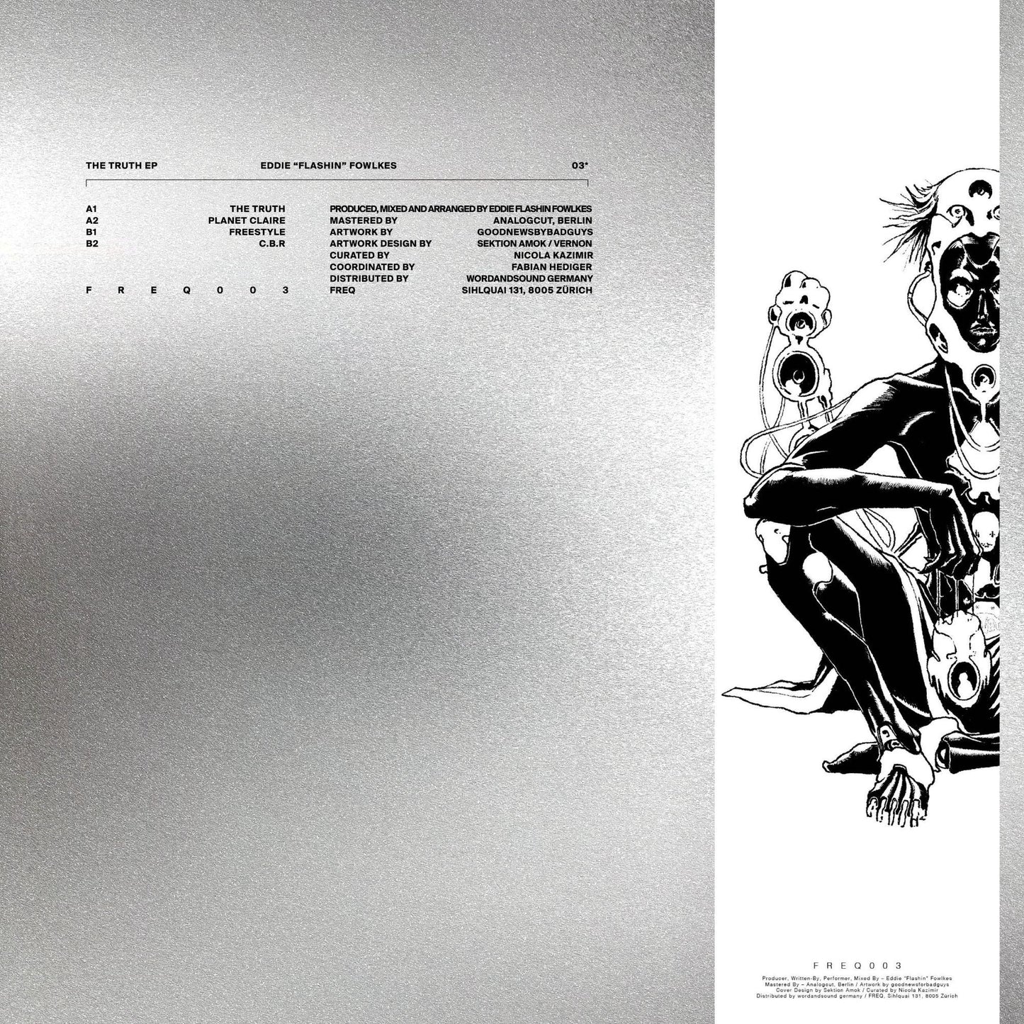 Eddie Fowlkes – The Truth EP (12", Freq Records, 2025) Back Cover