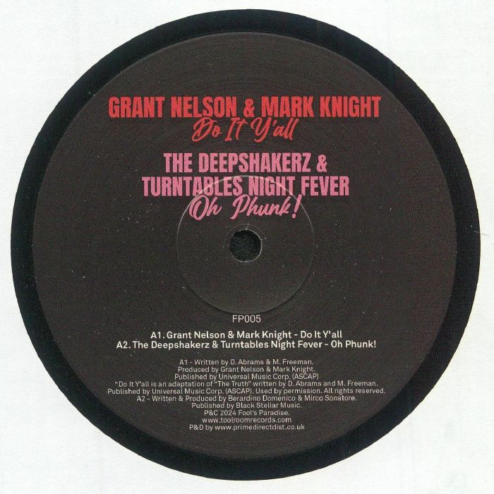 Various - Fool's Paradise Sampler Vol. 4 (12")