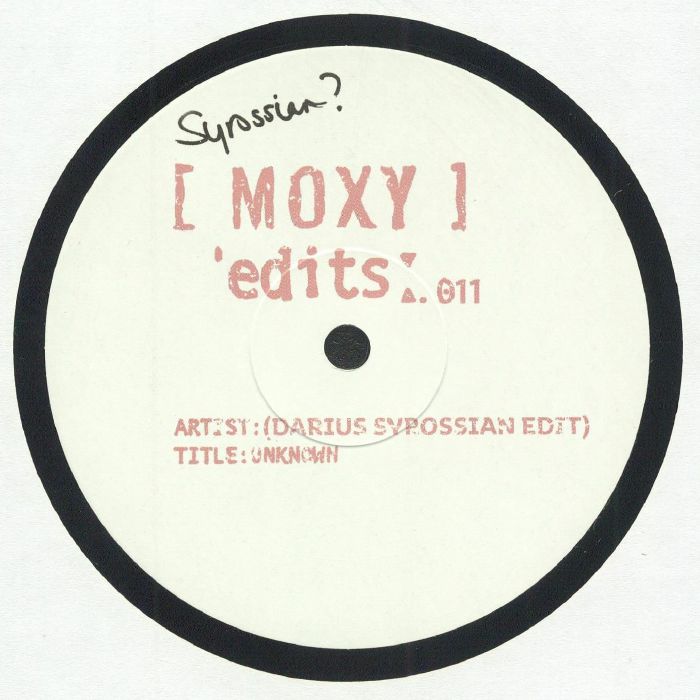 Unknown Artist – Moxy Edits 011 & 012 (12", Moxy Muzik Edits, 2025) Front Cover