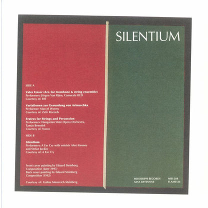 Arvo Pärt - Silentium (LP) (Clear)