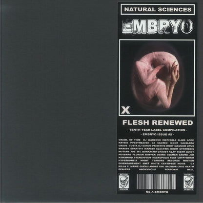 Various – Flesh Renewed (Box Set+7"+12"+Cassette, Magazine+Crystal Clear, Natural Sciences, 2025) Front Cover