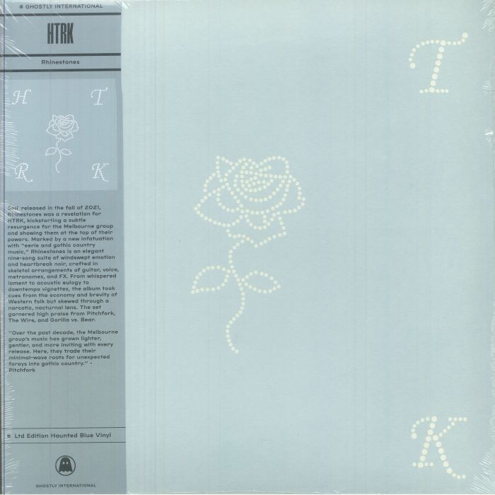HTRK – Rhinestones (LP, Haunted Blue, Ghostly International, 2025) Front Cover