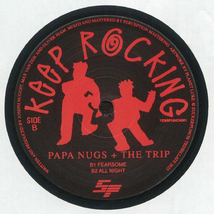 Papa Nugs The Trip – Keep Rocking (12", Tessellate, 2025) Back Cover