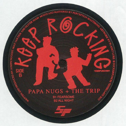Papa Nugs The Trip – Keep Rocking (12", Tessellate, 2025) Back Cover