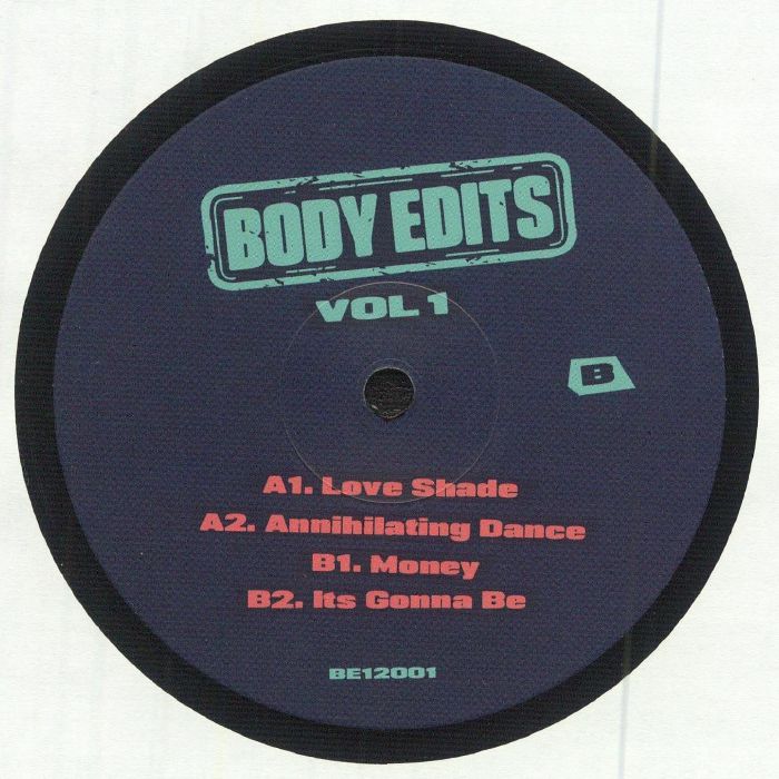 Body Edits – Vol 1 (12", Body Edits, 2025) Back Cover