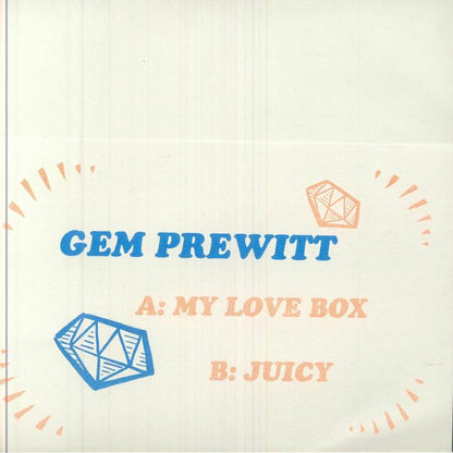 Gem Prewitt – My Love Box / Juicy (7", Athens Of The North, 2025) Back Cover