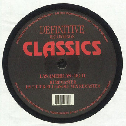 Las Americas - Do It (12")