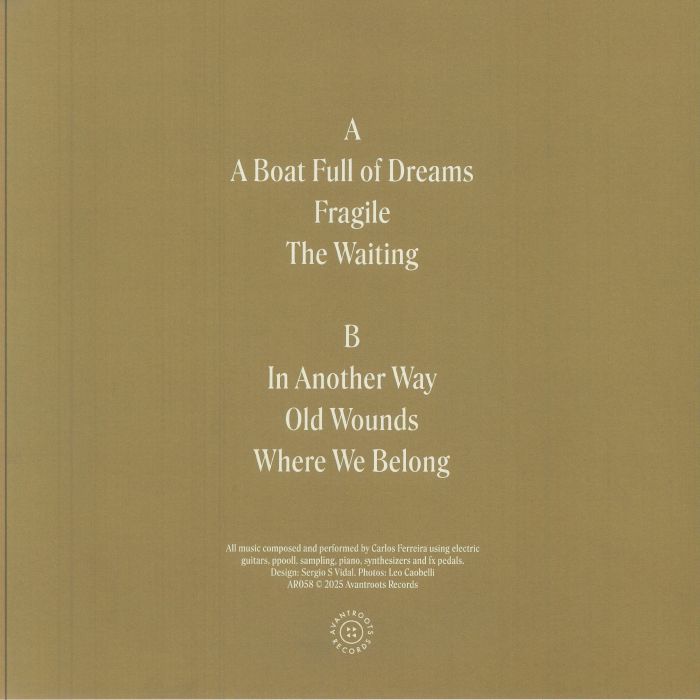 Carlos Ferreira – Flux (LP, AvantRoots, 2025) Back Cover