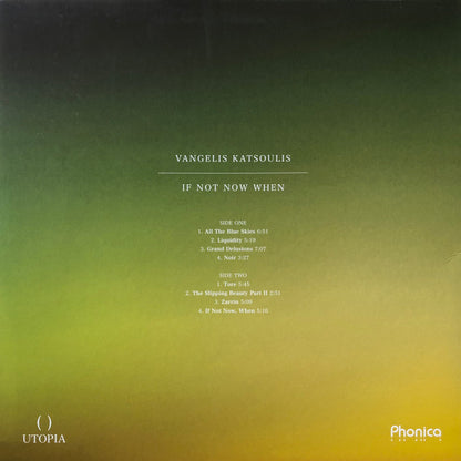 Vangelis Katsoulis : If Not Now When (LP, Album)