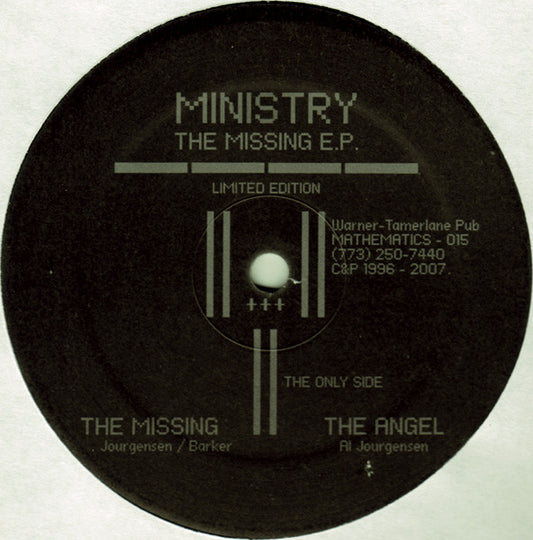 Ministry : The Missing E.P. (12", S/Sided, EP, Ltd)