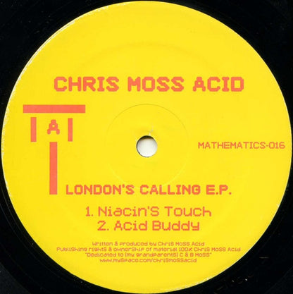Chris Moss Acid : London's Calling E.P. (12", EP)