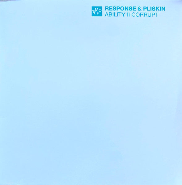 Response & Pliskin - Ability II Corrupt (3x12") (Clear)