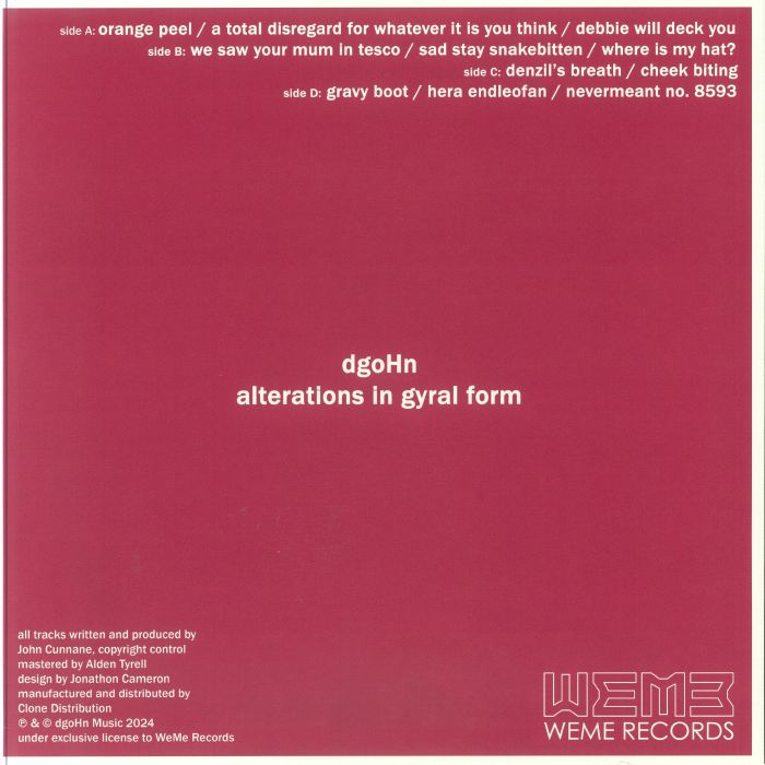 dgoHn - Alterations In Gyral Form (2xLP)