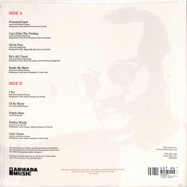 Joe Smooth - Promised Land (LP) (Dove White)