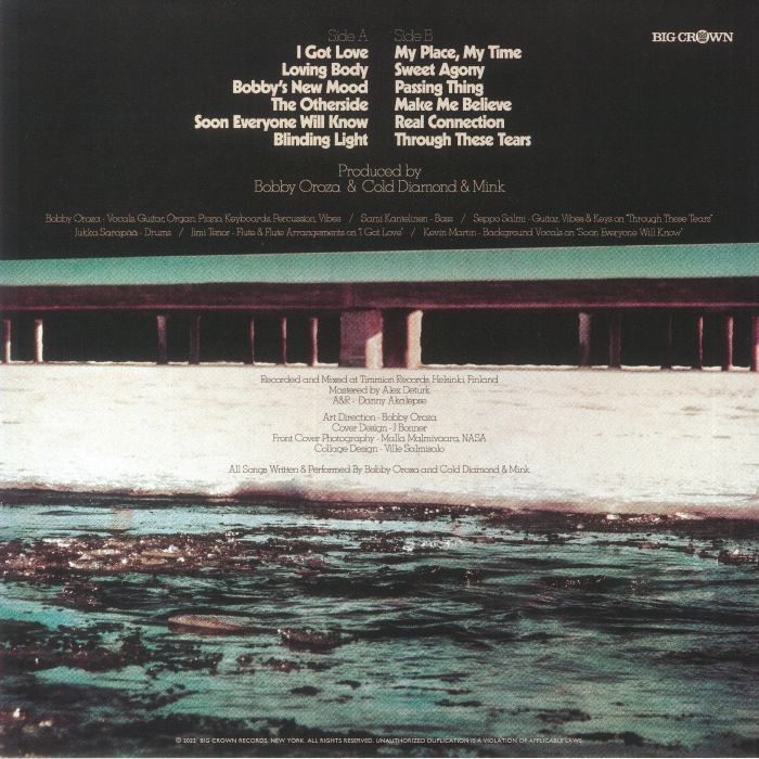 Bobby Oroza -  Get On The Otherside (LP) (Orange Neon)