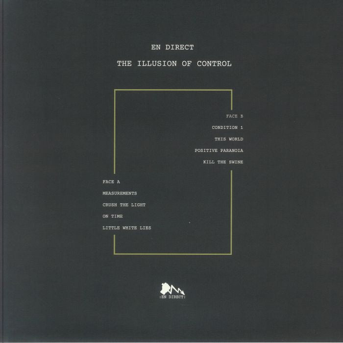 En Direct – The Illusion Of Control (LP, Clear Memory, 2025) Back Cover