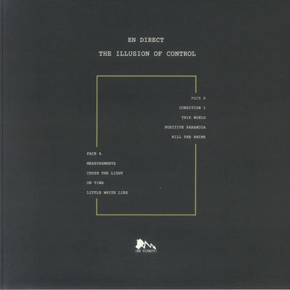 En Direct – The Illusion Of Control (LP, Clear Memory, 2025) Back Cover
