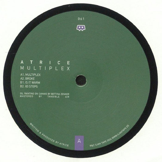 Atrice – Multiplex (12", Ilian Tape, 2024) Front Cover