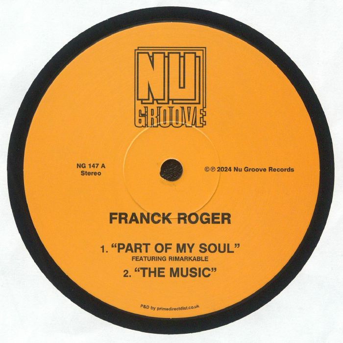 Franck Roger – Cosmic Tree EP (12", Nu Groove Records, 2024) Front Cover