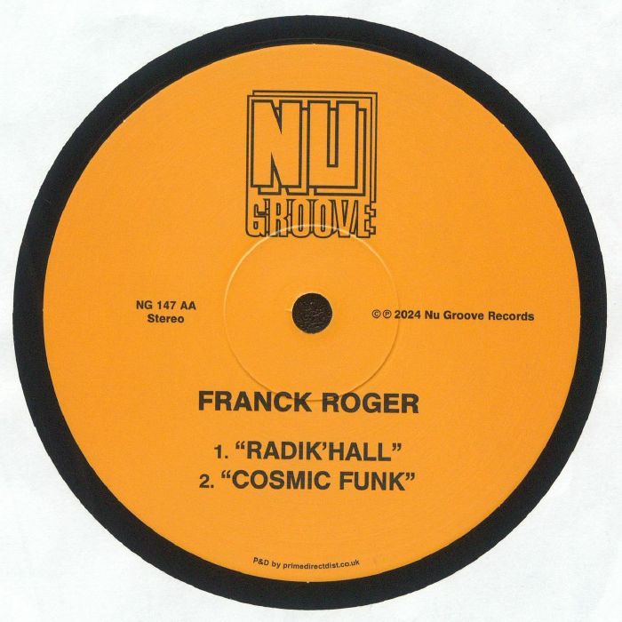 Franck Roger – Cosmic Tree EP (12", Nu Groove Records, 2024) Back Cover
