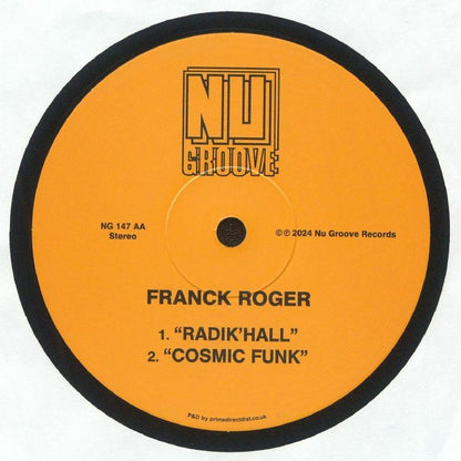 Franck Roger – Cosmic Tree EP (12", Nu Groove Records, 2024) Back Cover