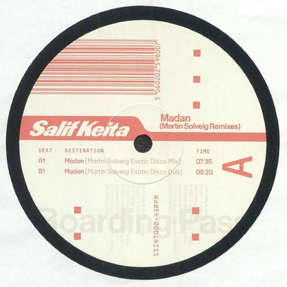 Salif Keita – Madan (Martin Solveig Remixes) (12", South Street International, 2024) Front Cover