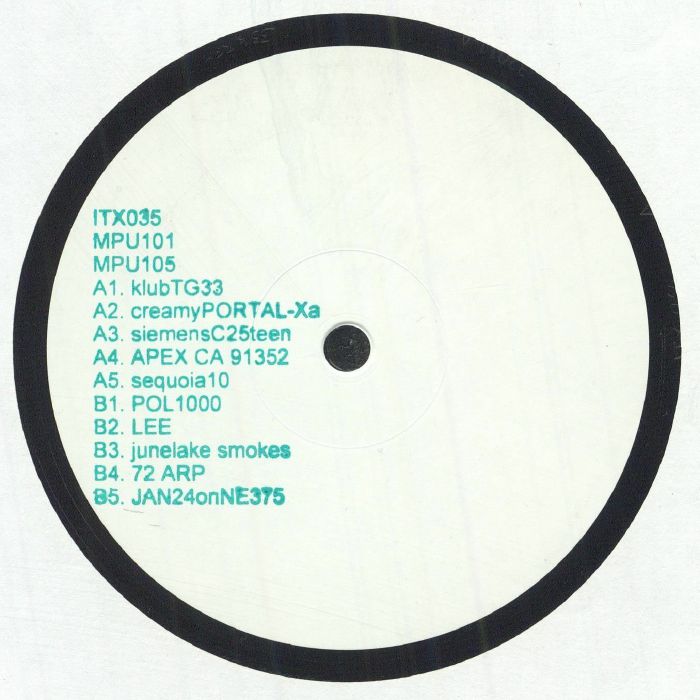 MPU101 – MPU105 (LP, Ilian Tape, 2024) Front Cover