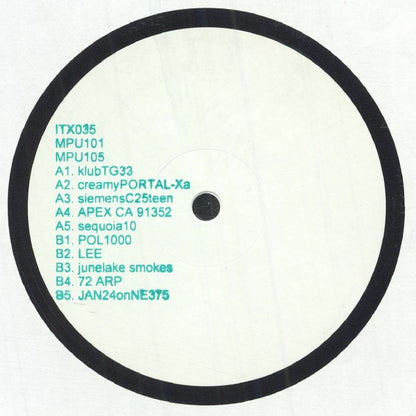 MPU101 – MPU105 (LP, Ilian Tape, 2024) Front Cover
