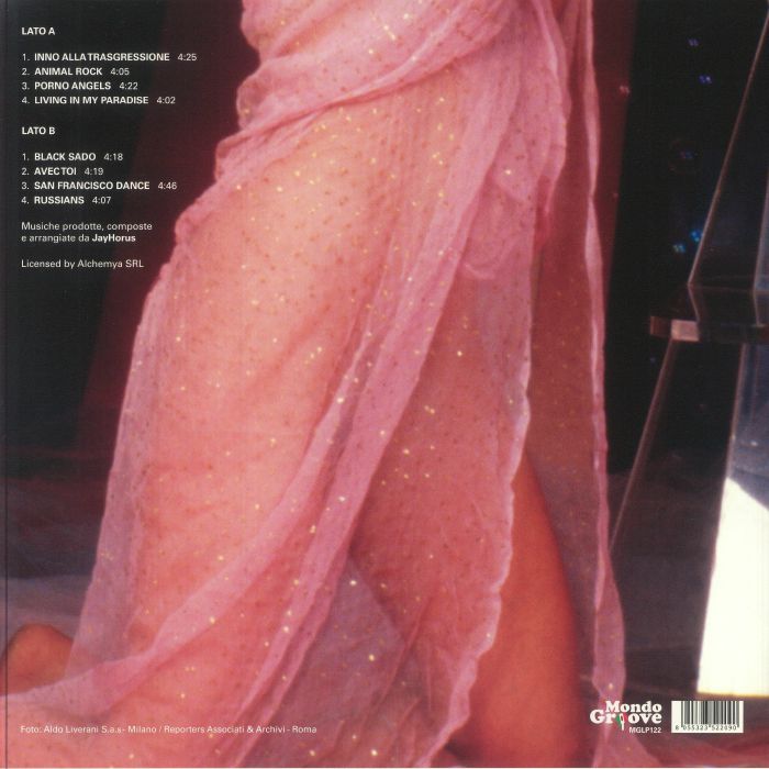 Cicciolina – Avec Toi (LP, Gatefold, Mondo Groove, 2025) Back Cover