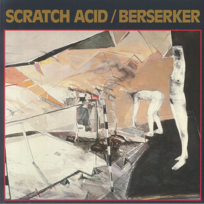 Scratch Acid – Scratch Acid / Berserker (LP, Clear, Touch And Go, 2025) Back Cover