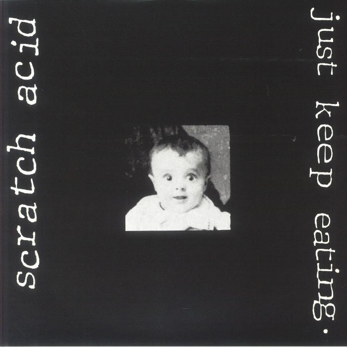 Scratch Acid – Just Keep Eating (LP, Clear, Touch And Go, 2025) Front Cover