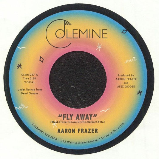 Aaron Frazer – Fly Away / Play On (7", Colemine Records, 2025) Front Cover