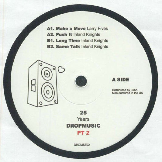 Larry Fives Inland Knights –  25 Years Drop Music Pt 2 (12", Drop Music, 2025) Front Cover