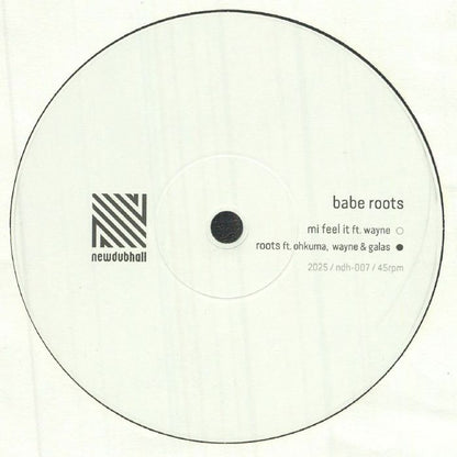 Babe Roots – Mi Feel It (10", Newdubhall, 2025) Front Cover