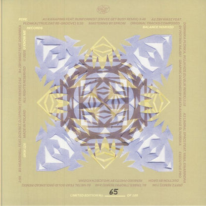 Pepe. – Balance Remixed (LP, Clear, U Know Me Records, 2025) Back Cover