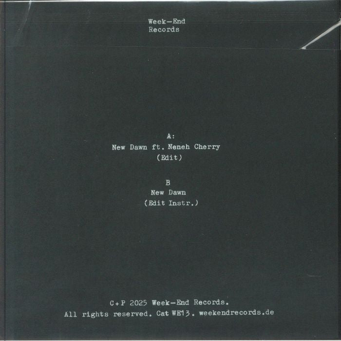 Marshall Allen, Neneh Cherry - New Dawn (7")