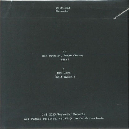 Marshall Allen, Neneh Cherry - New Dawn (7")