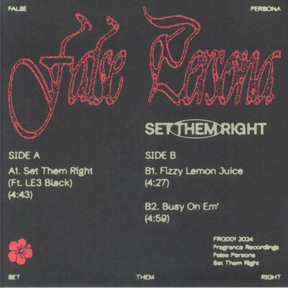 False Persona - Set Them Right (12")
